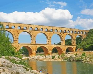 The Ancient Roman Aqueduct Diamond Paintings