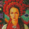 Ukrainian Girl Art Diamond Paintings