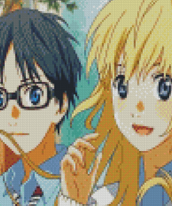 Your Lie In April Anime Diamond Piantings
