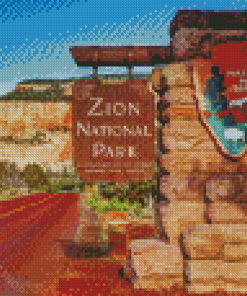 Zion National Park Landscape Diamond Paintings