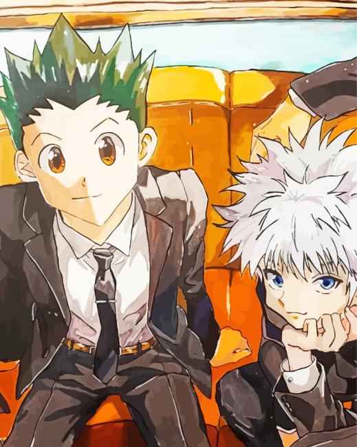 Gon Killua Hunter X Hunter Anime Diamond Painting 