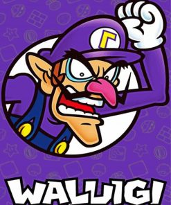 Aesthetic Waluigi Diamond Piantings