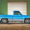 Blue C10 Chevy Truck Diamond Paintings
