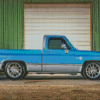 Blue C10 Chevy Truck Diamond Paintings