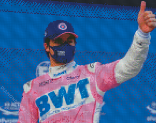 Car Racer Lance Stroll Diamond Paintings