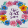 Floral Get Well Soon Diamond Paintings