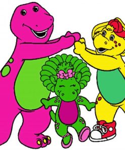 Happy Barney And Friends Diamond Paintings