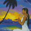 Meditation Beach Diamond Paintings