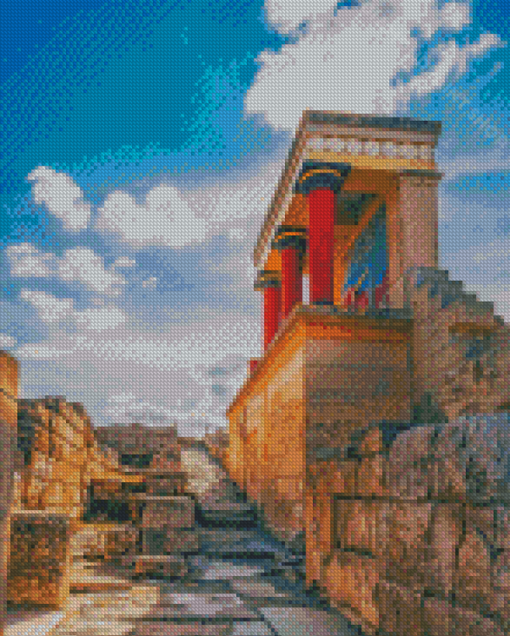 Minoan Palace Of Knossos Greece Diamond Paintings