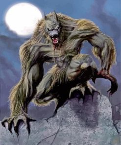 Scary Werewolf Diamond Paintings