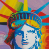 Statue Of Liberty Peter Max Diamond Paintings