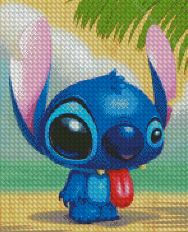 Stitch With Tongue Out - Diamond Paintings 