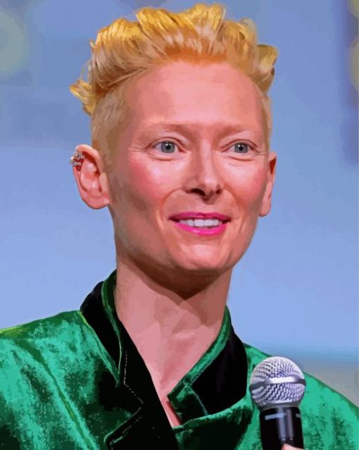 The Actress Tilda Swinton Diamond Paintings