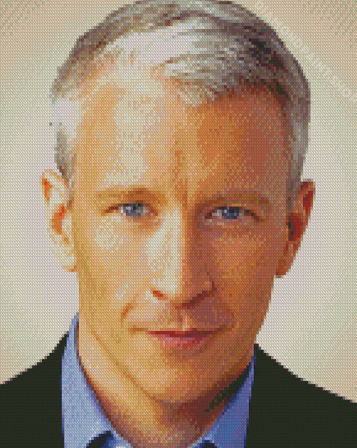 The Broadcaster Anderson Cooper Diamond Paintings