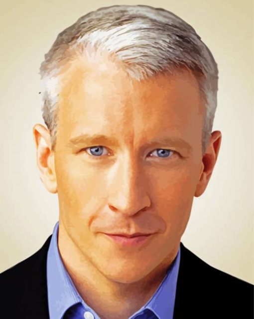 The Broadcaster Anderson Cooper Diamond Paintings