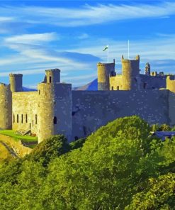 Wales Harlech Castle Diamond Paintings