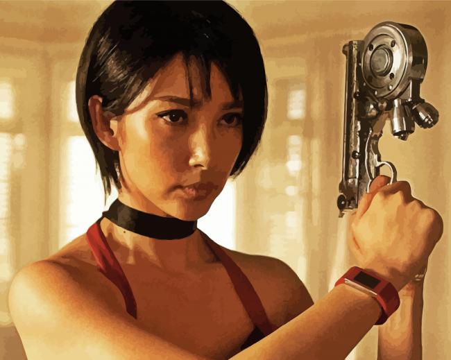 Ada Wong Resident Evil - Diamond Paintings 