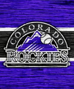 Baseball Logo Colorado Rockies Diamond Paintings