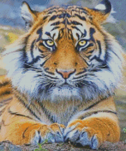 Beautiful Tiger Eyes Adulr Diamond Paintings