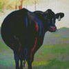 Black Cow Art Diamond Paintings