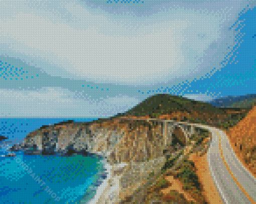 California Highway 1 Diamond Paintings