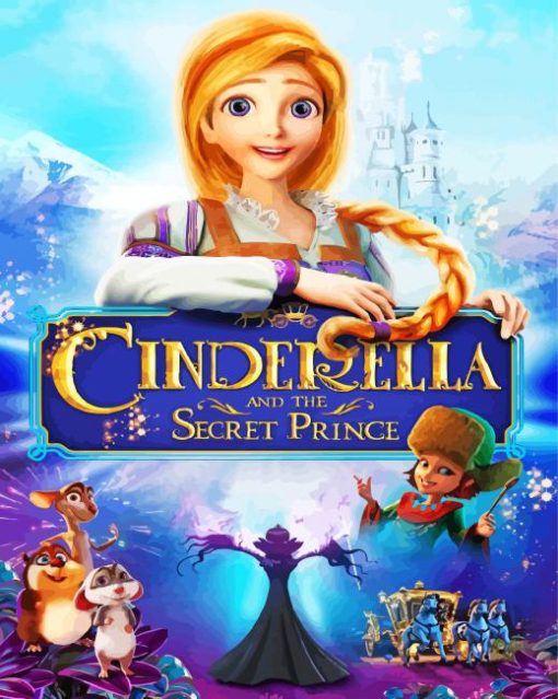 Cinderella And The Secret Prince Poster Diamond Paintings