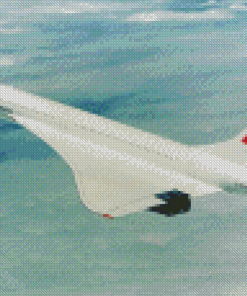 Concorde Plane Diamond Paintings