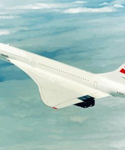 Concorde Plane Diamond Paintings