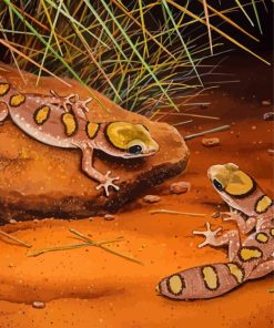 Desert Gecko Reptiles Diamond Paintings