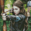 Fantasy Warrior Girl Diamond Paintings