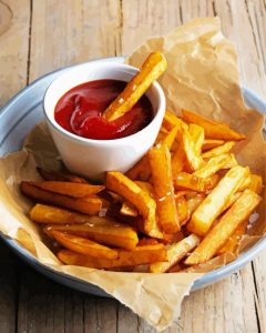 French Fries Art Diamond Paintings