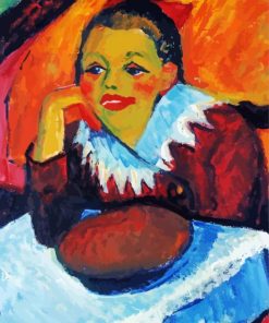 Girl At A Table By Max Pechstein Diamond Paintings