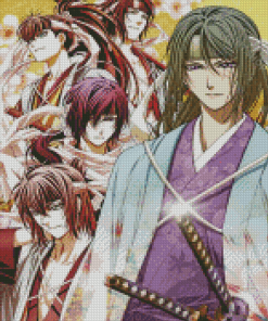 Hakuouki Characters Diamond Paintings