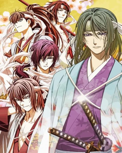 Hakuouki Characters Diamond Paintings