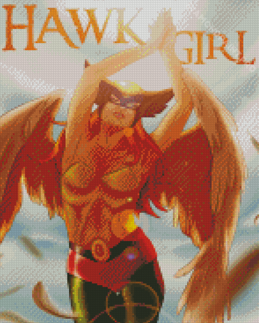 Hawkgirl Poster Diamond Paintings