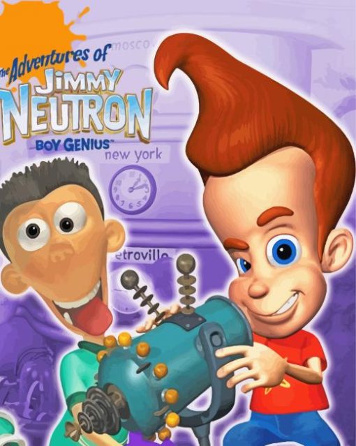 Jimmy Neutron Poster Diamond Paintings