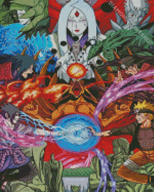 Jinchuriki Naruto Shippuden Diamond Paintings