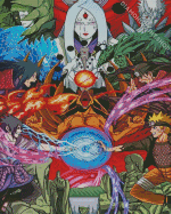 Diamond Painting Naruto Protagonist Group, Full Image - Painting