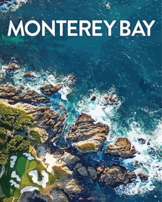 Monterey Bay Illustartion Diamond Paintings