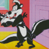 Pepe Le Pew Art Diamond Paintings