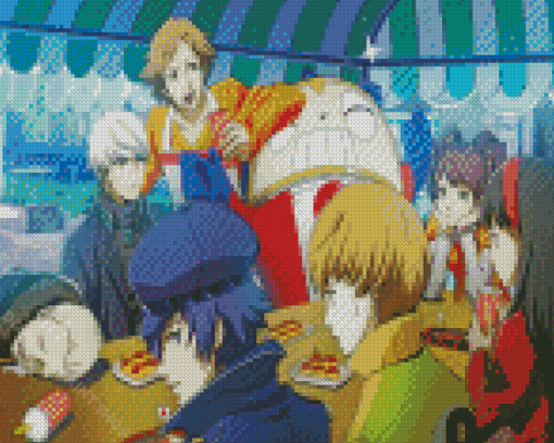 Persona 4 Video Game Characters Diamond Paintings
