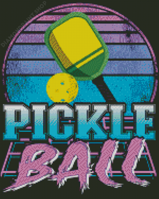 Pickleball Diamond Paintings