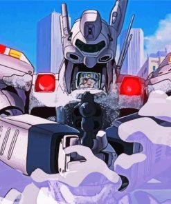Police Patlabor Anime Robot Diamond Paintings