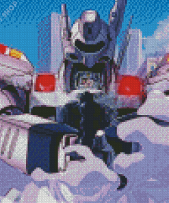 Police Patlabor Anime Robot Diamond Paintings