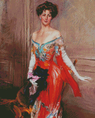 Portrait Of Elizabeth Wharton Drexel Boldini Diamond Paintings