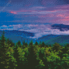 Smoky Mountain National Park Nature Scene Diamond Paintings