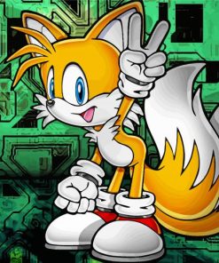 Sonic The Hedgehog Miles Tails Prower Diamond Paintings