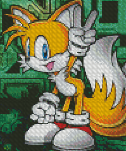 Sonic The Hedgehog Miles Tails Prower Diamond Paintings