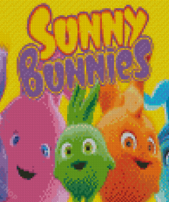 Sunny Bunnies Animation Poster Diamond Paintings