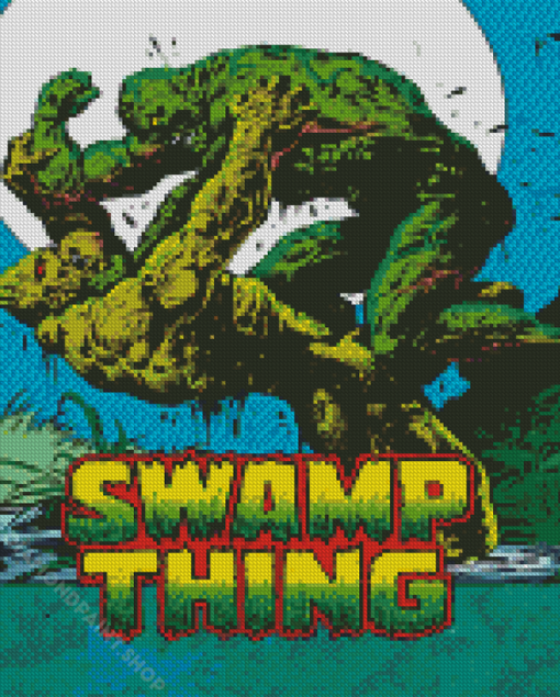 Swamp Thing Poster Diamond Paintings
